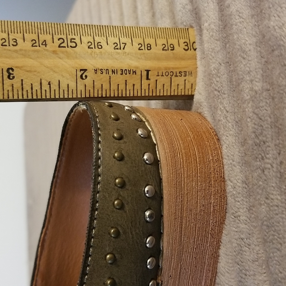 Leather upper mules - Picture 4 of 8